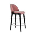 Tabouret de bar en cuir rose potocco velis